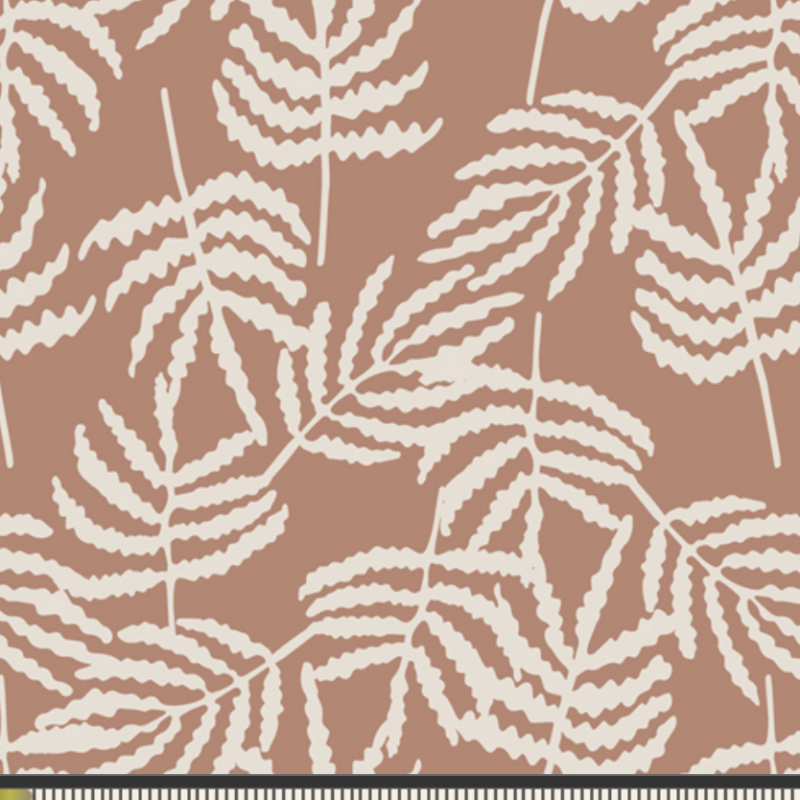 Ferngully Cinnamon - Rayon Woven-